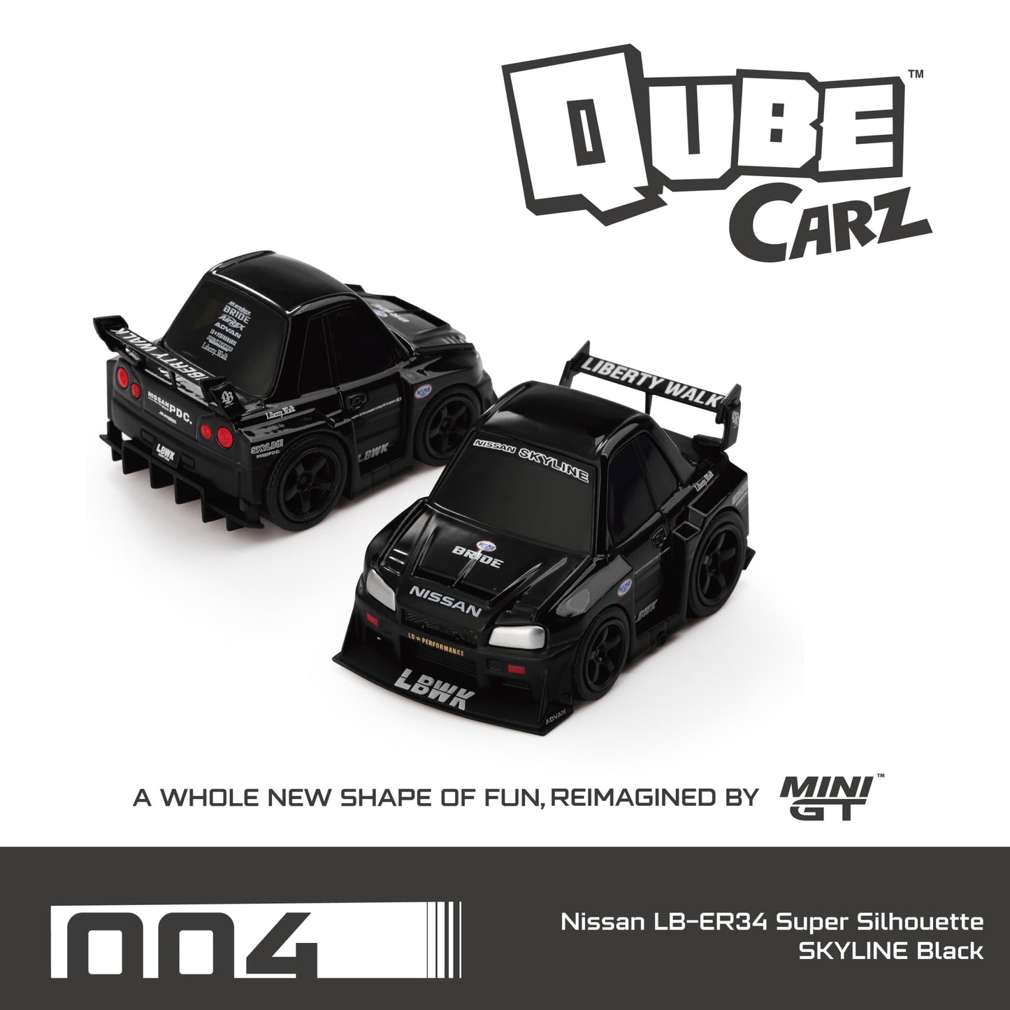QZ00401 Nissan LB-ER34 Super Silhouette SKYLINE Black