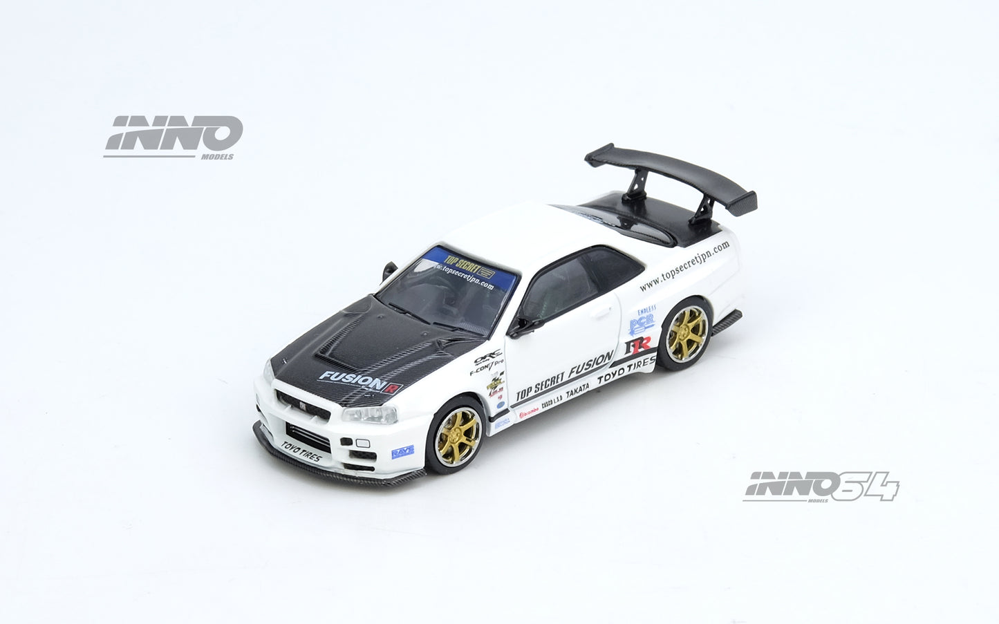 IN64-R34TS-WHI TOP SECRET R34 GT-R White