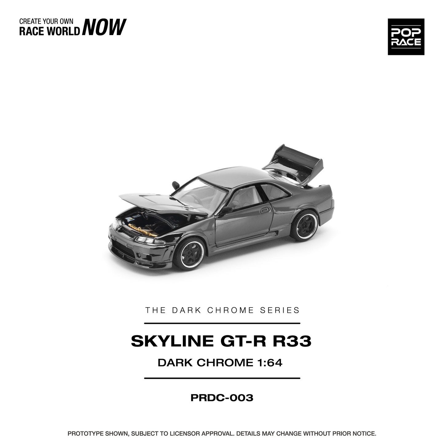 PRDC003 R33 GT-R DARK CHROME