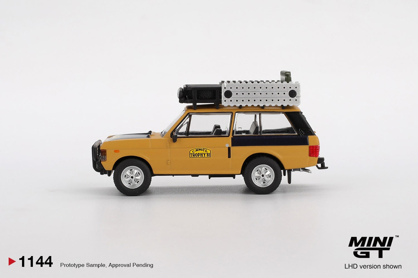 MGT01144 BX-L Range Rover 1981 Camel Trophy Sumatra C.Swoboda & K.Mentel Winner - MiniGT 1:64