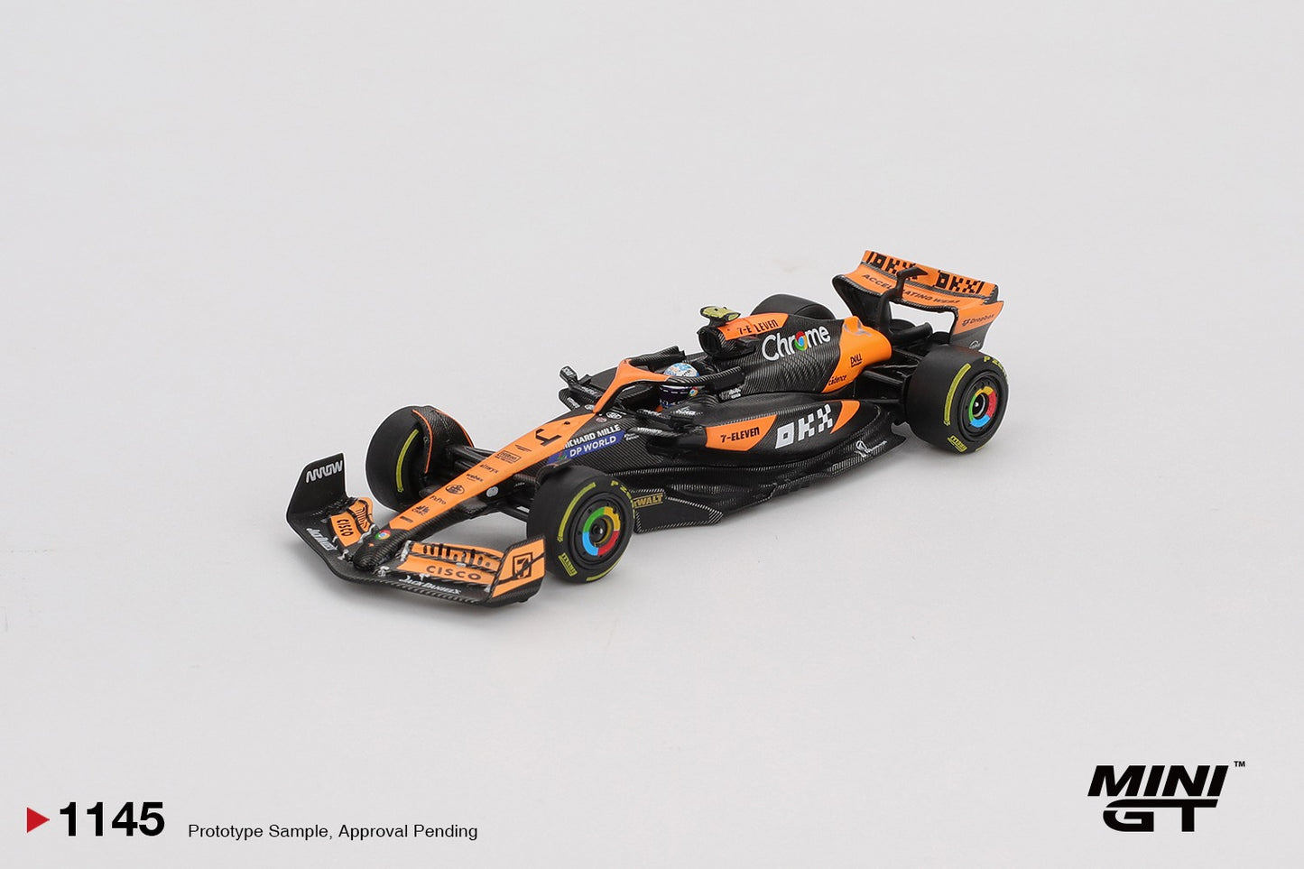 MGT01145 BL McLaren MCL38 #4 Lando Norris 2024 F1 2024 Hungarian GP 2nd Place - MiniGT 1:64