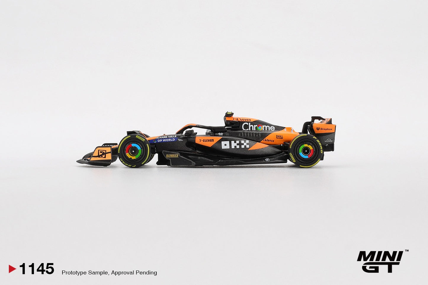 MGT01145 BX-L McLaren MCL38 #4 Lando Norris 2024 F1 2024 Hungarian GP 2nd Place - MiniGT 1:64