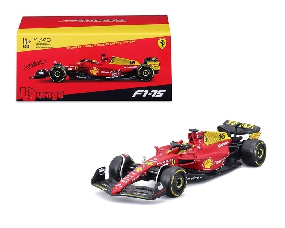 SF1-75-Ferrari 2022 Italian GP Monza C. Lecler #16 - Burago 1:43