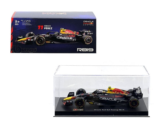 Oracle Red Bull 2023 RB19 #11 S. Perez 2023 with case - Burago 1:43