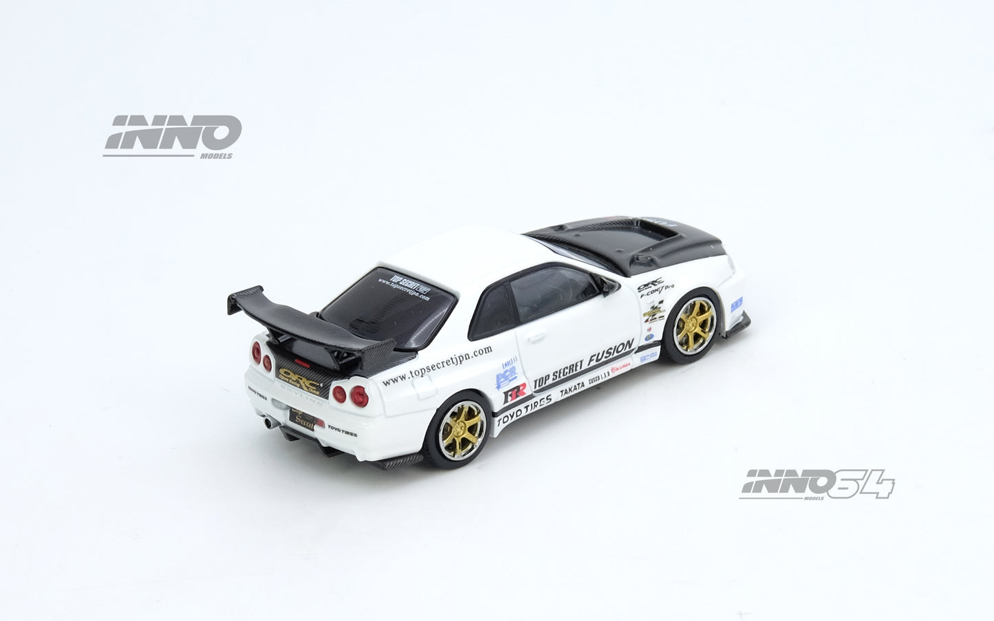 IN64-R34TS-WHI TOP SECRET R34 GT-R White