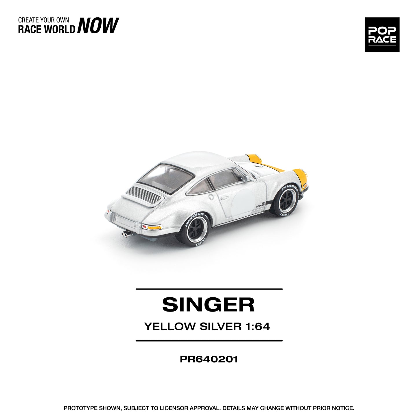 PR640201 SINGER 911 SCCS HOMAGE YELLOW/SILVER