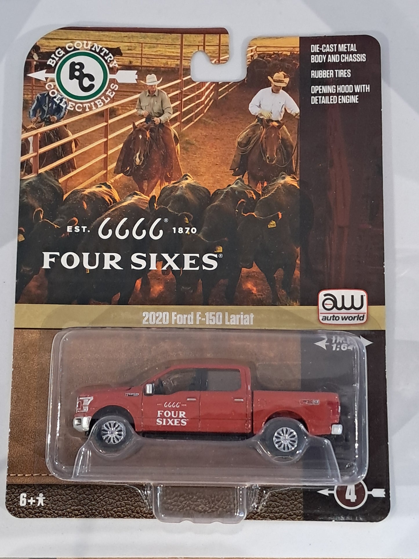 2020 Ford F-150 Lariat Four Sixes - Big Country Collectibles