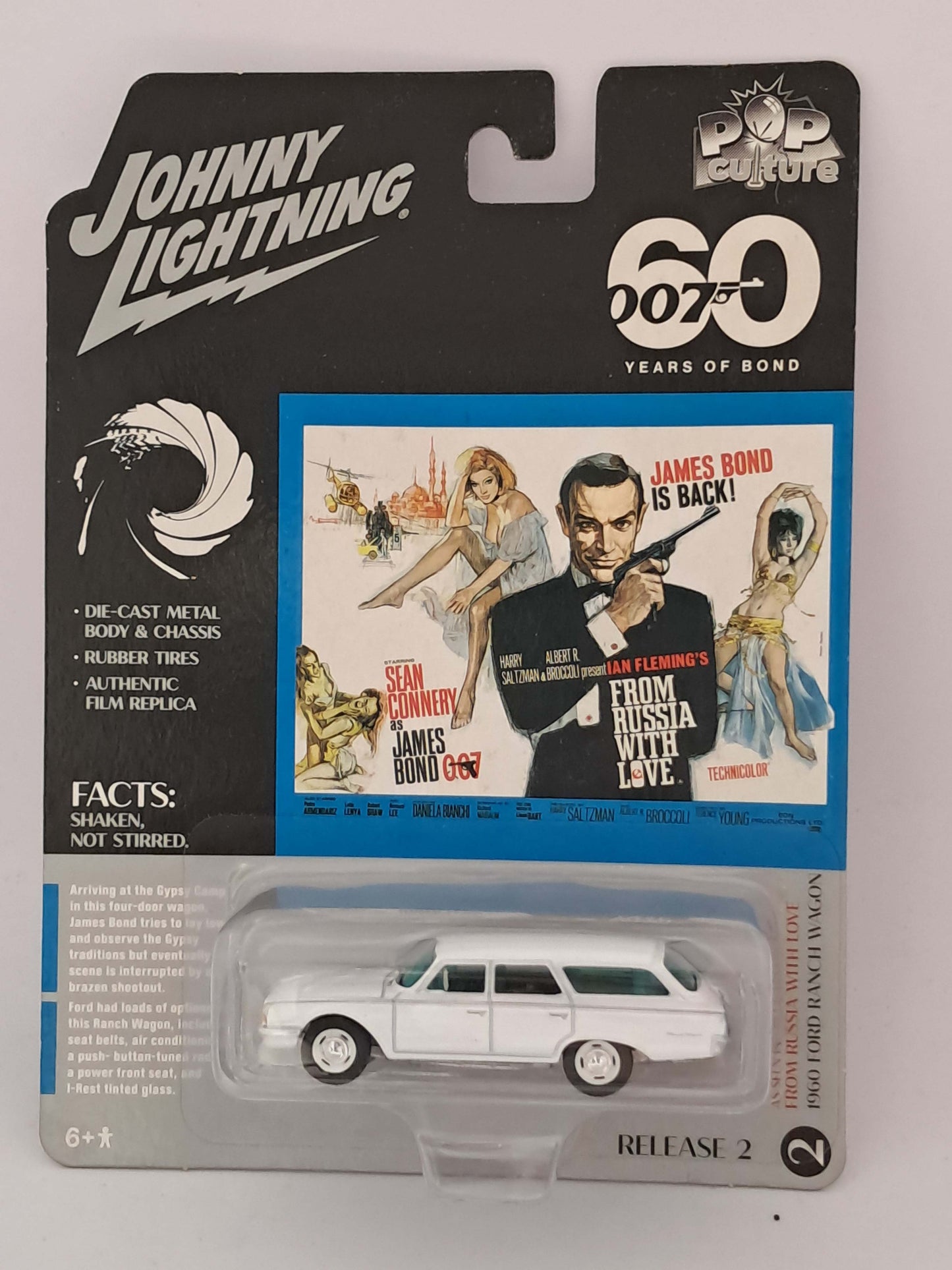 1960 Ford Ranch Wagon 007 Bond From Russia with Love - Pop Culture - Johnny Lightning