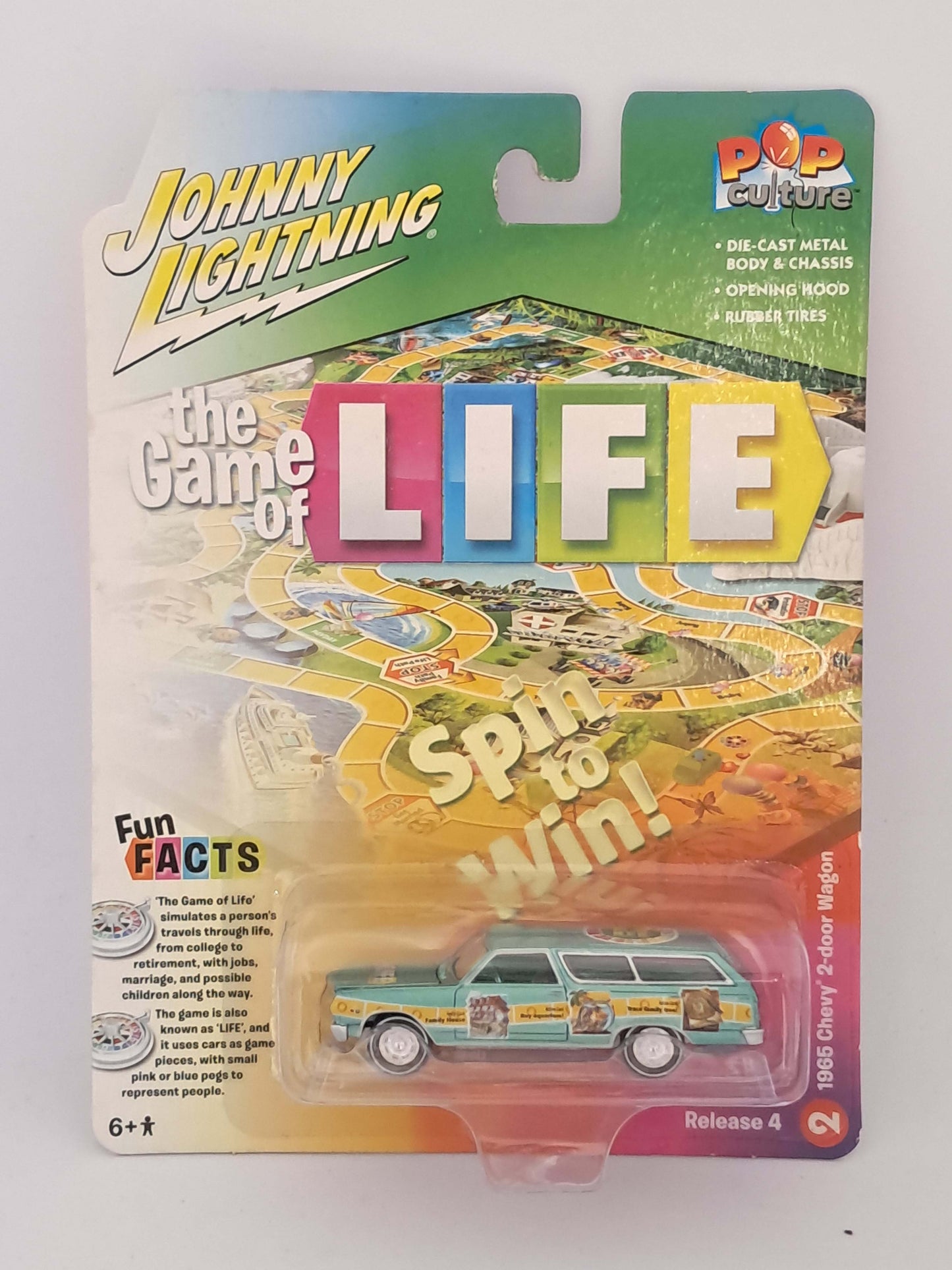 1965 Chevy 2door Wagon Game of Life - Pop Culture - Johnny Lightning