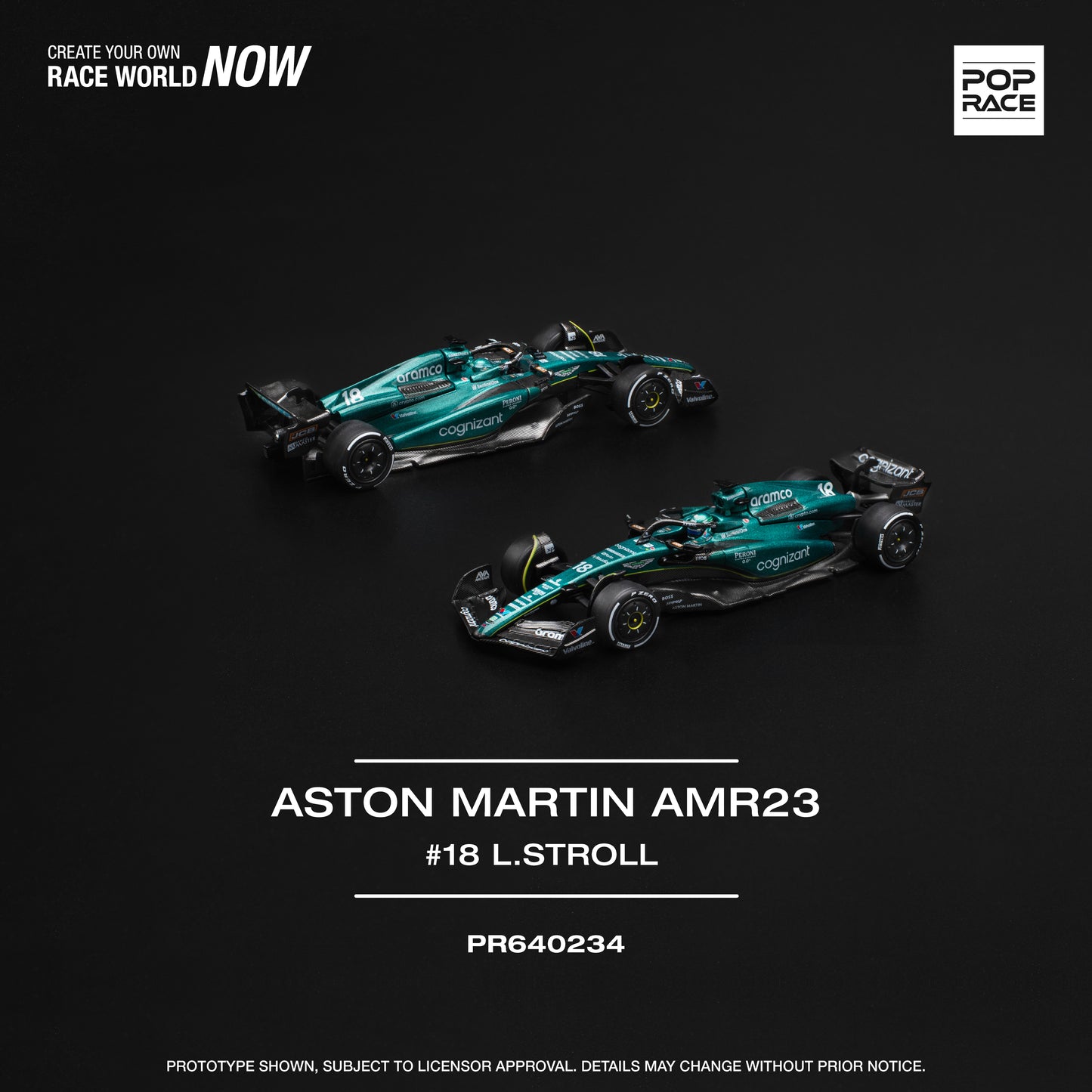 PR640234 ASTON MARTIN AMR23 F1 #18 L. STROLLL