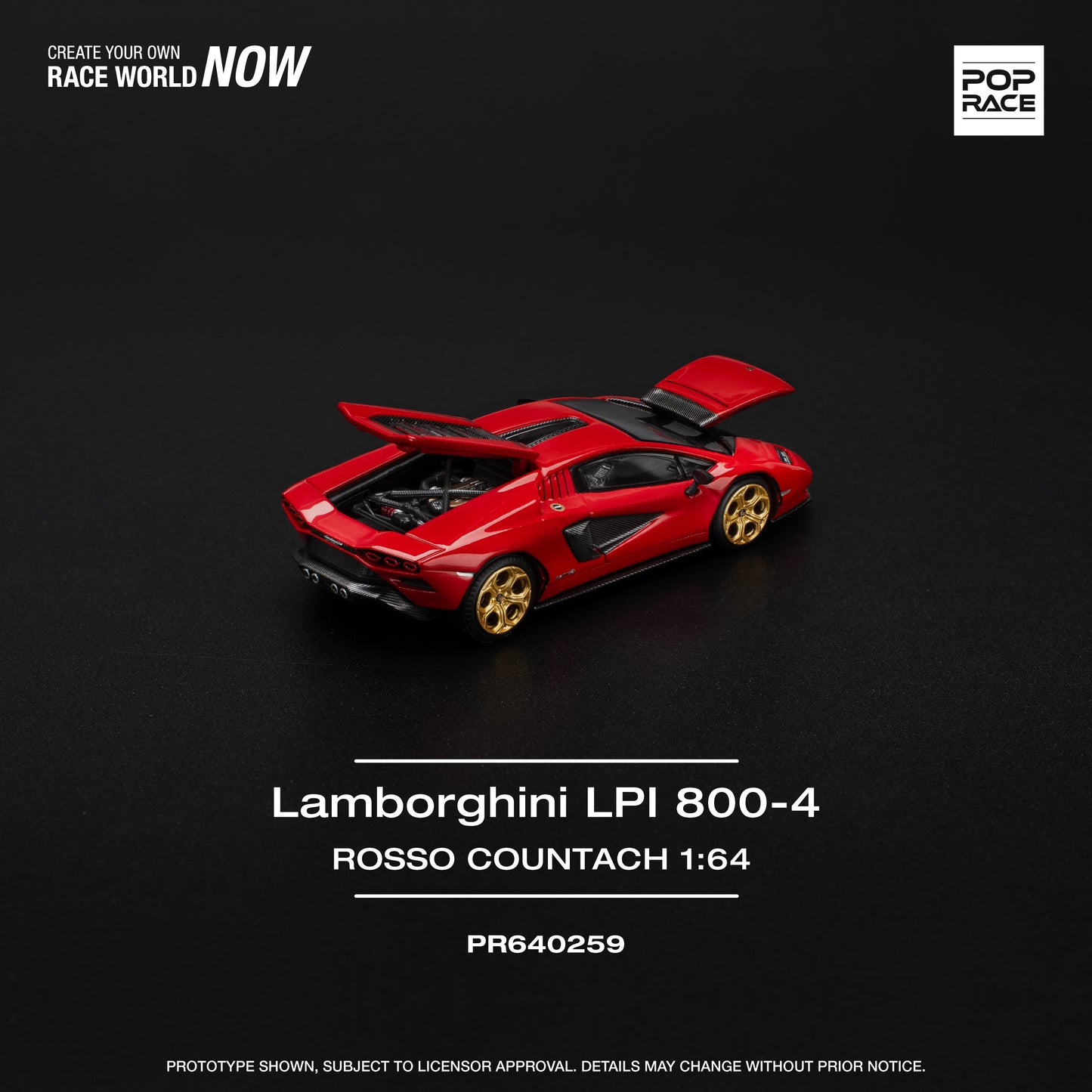 PR640259 LAMBORGHINI COUNTACH LPI-800 – ROSSO