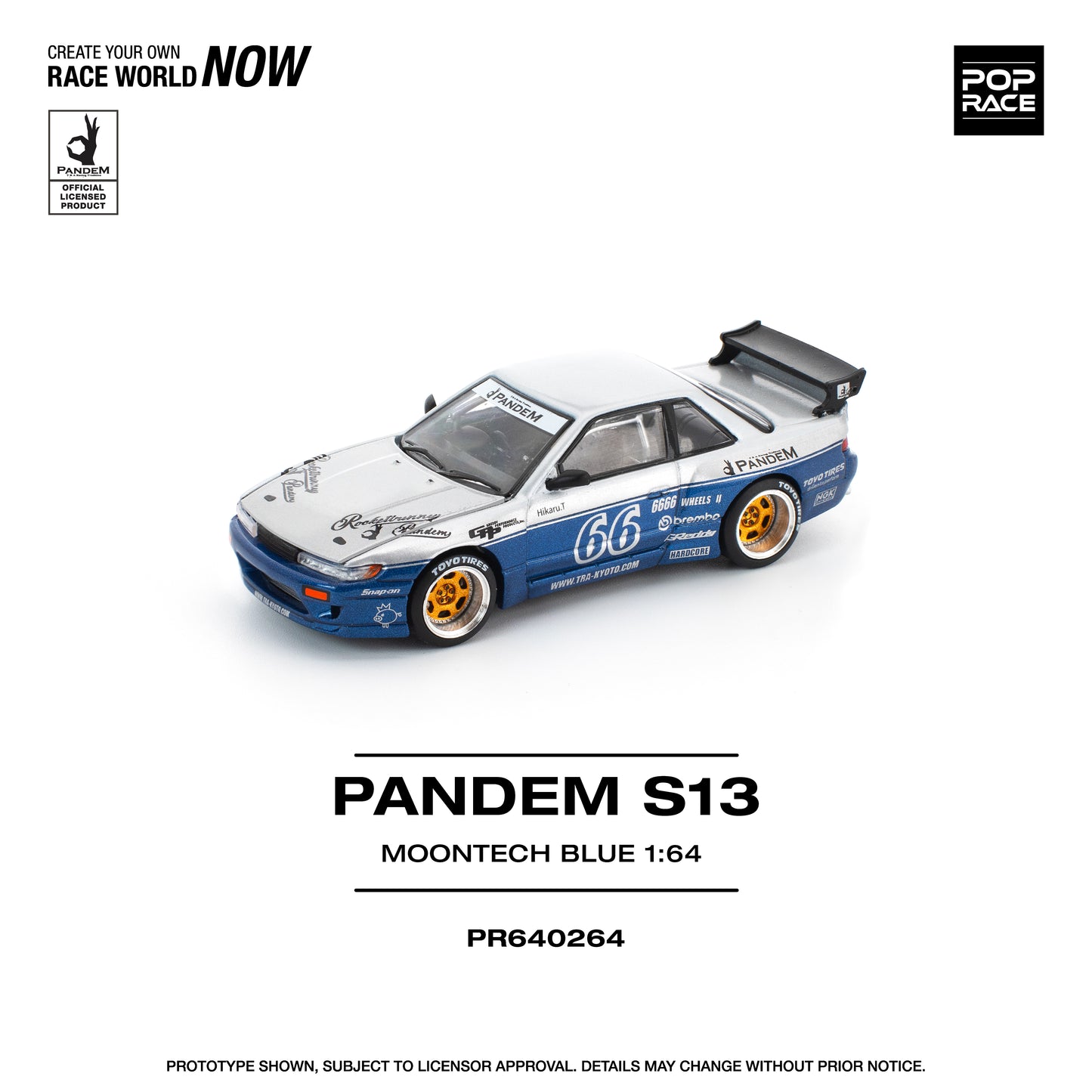 PR640264 PANDEM SILVIA S13 MOONTECH BLUE