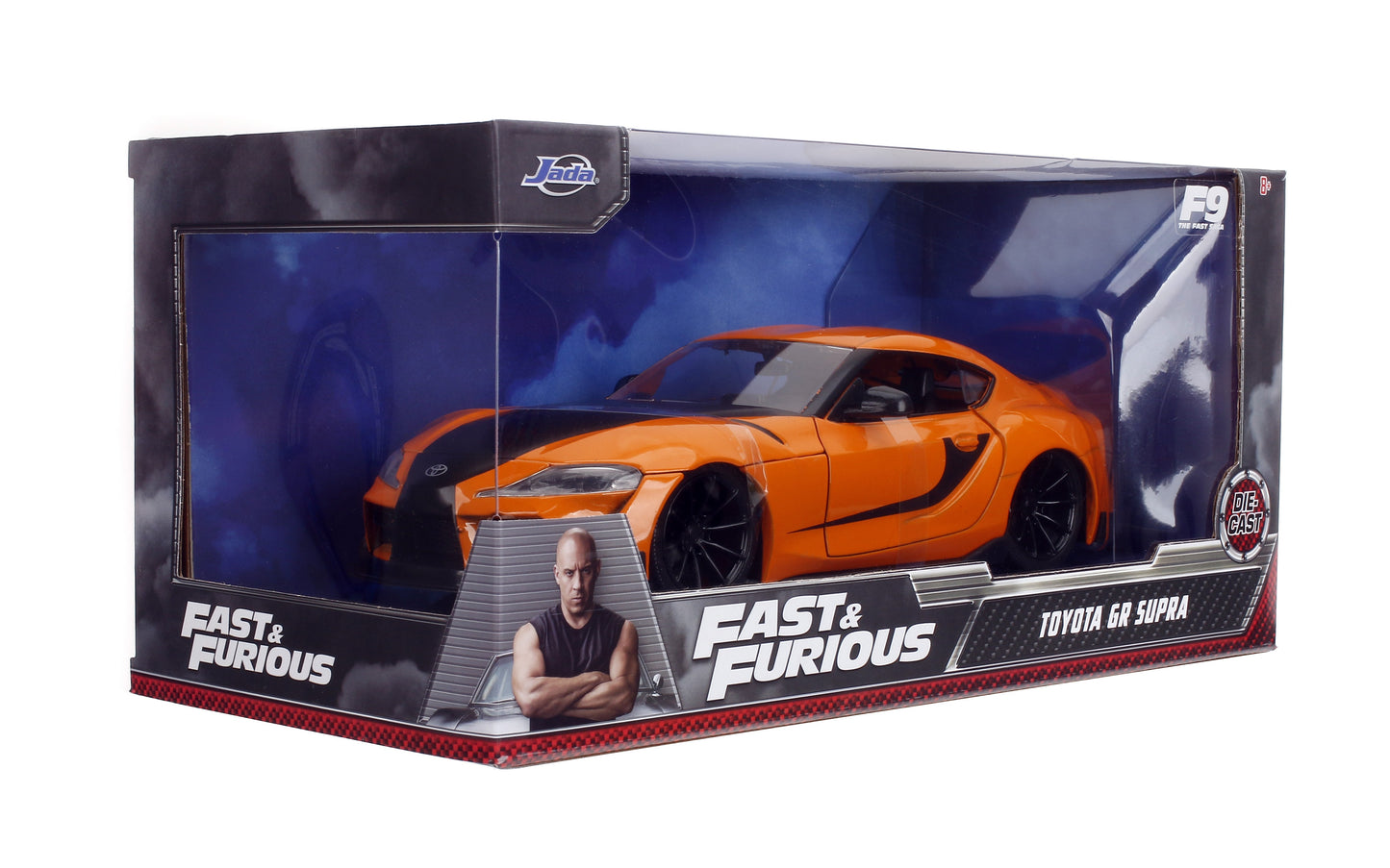 Han's Orange 2020 Toyota GR Supra F9 - Fast & Furious