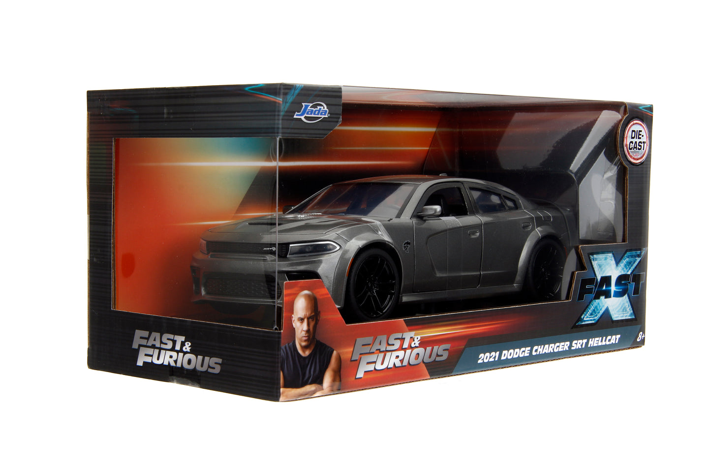 Grey 2021 Dodge Charger SRT Hellcat F10 - Fast & Furious