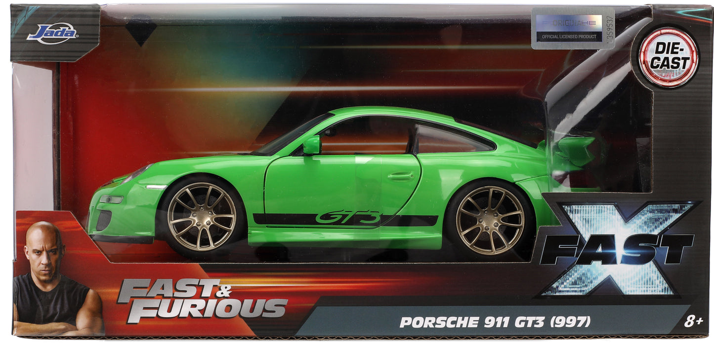 Green Porsche 911 GT3 (997) F10 - Fast & Furious