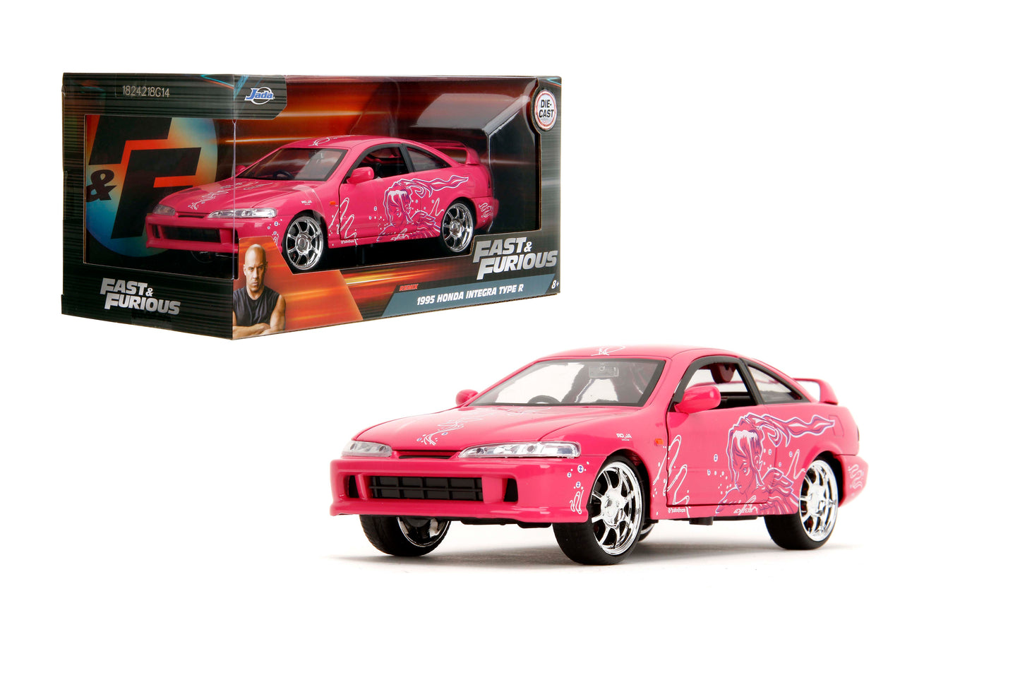 Mia's Pink Remix Acura Integra w S2000 Graphics - Fast & Furious