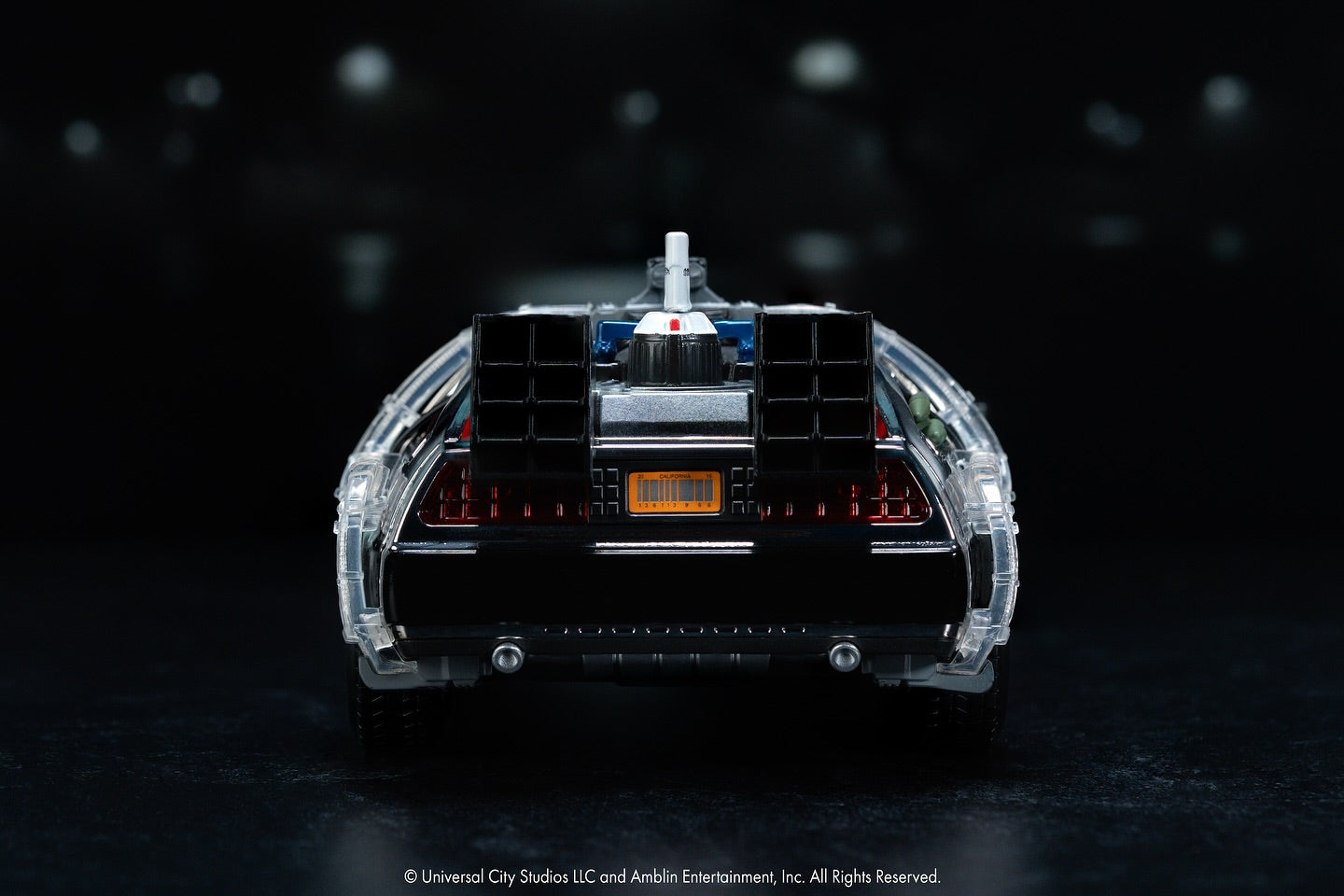 DeLorean Back to the Future BTTF 40th Anniversary Limited Edition (1985 pcs) Chrome Time Machine - Jada 1:24