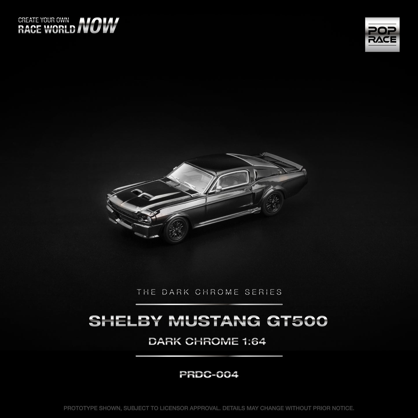 PRDC004 SHELBY MUSTANG GT500 DARK CHROME
