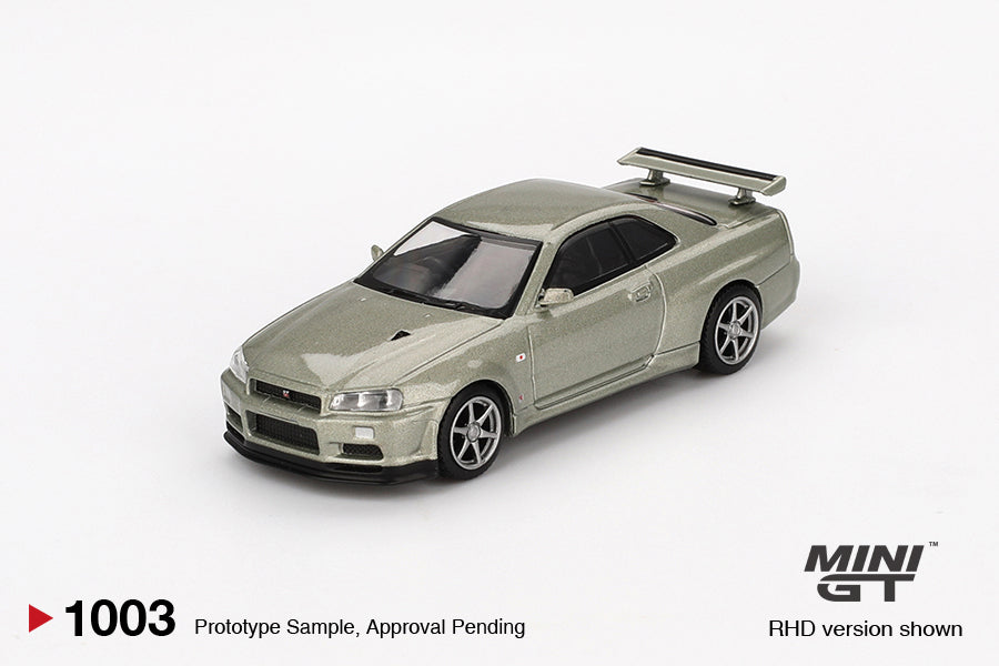 MGT01003 BL Nissan Skyline GT-R (R34) V-Spec II Nür Millenium Jade