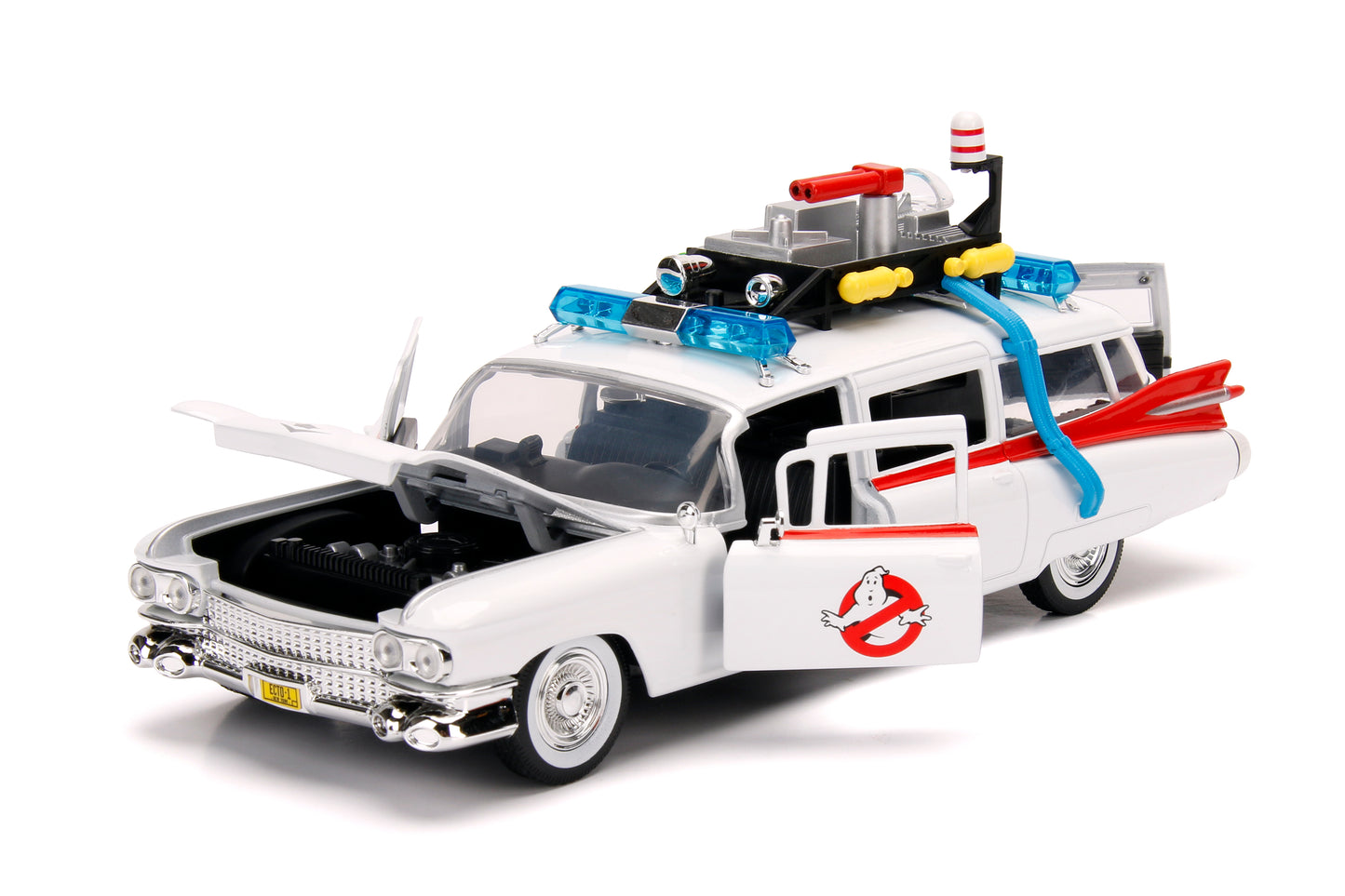 Ghostbusters Ecto-1 Cadillac Ambulance - Hollywood Rides - Jada - 1:24