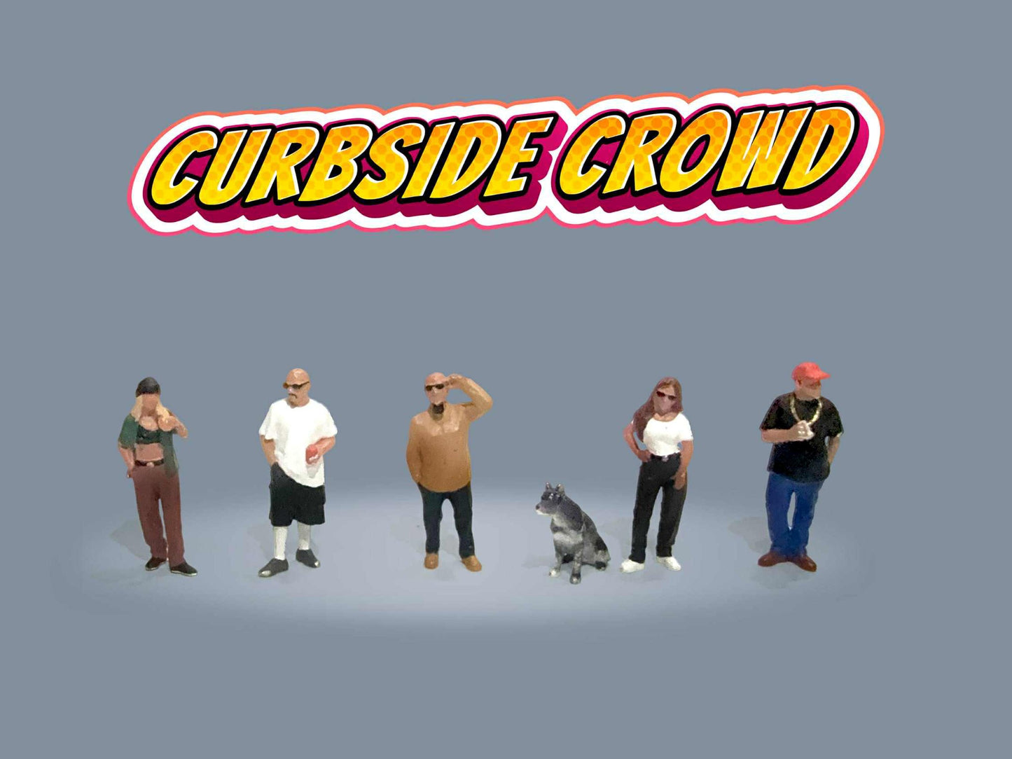 AD-2429 1:64 Figure Set: Curbside Crowd