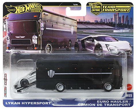 Hot Wheels Team Transport TT#85 Lykan Hypersport Euro Hauler Camion De Transport
