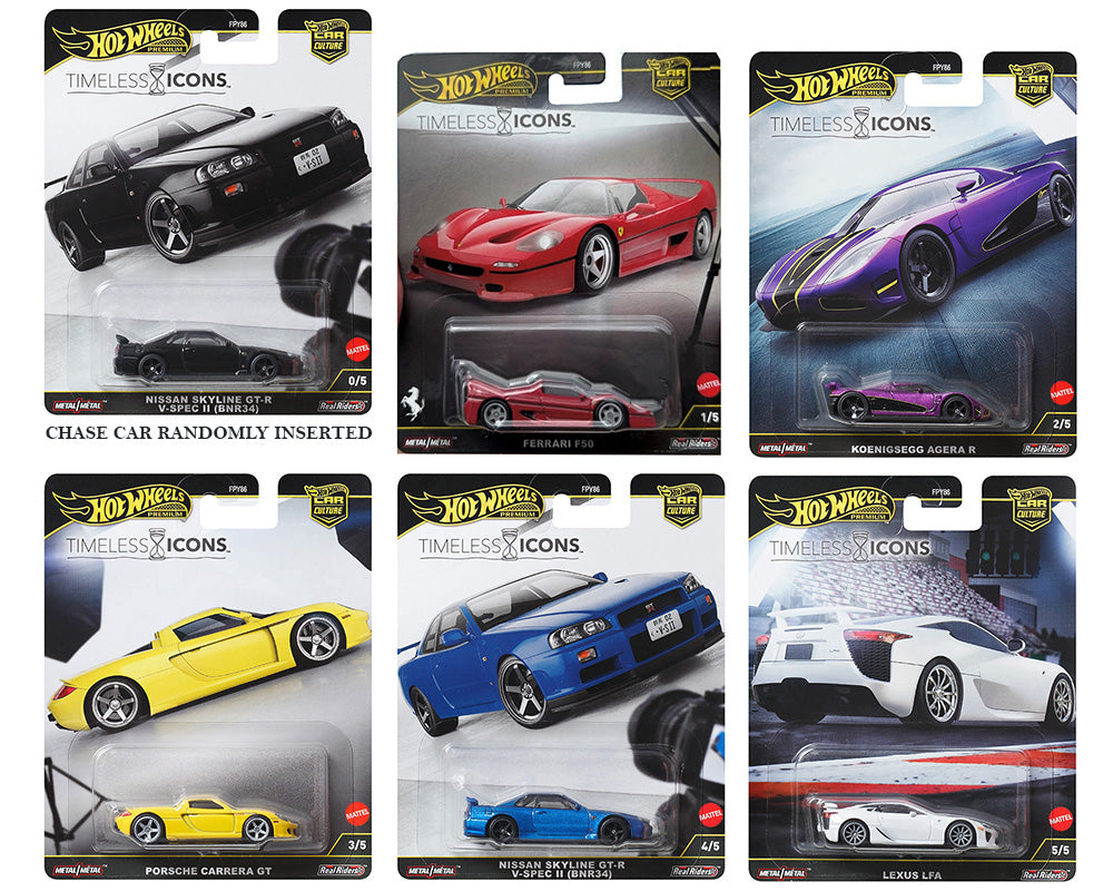Timeless Icons Set of 5 cars - Hot Wheels FPY86-961N