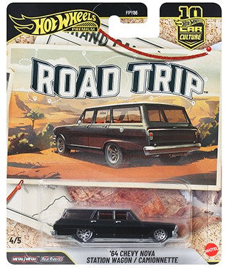 JKF39 64 Chevy Nova Wagon - Road Trip - Car Culture FPY86 - 961V