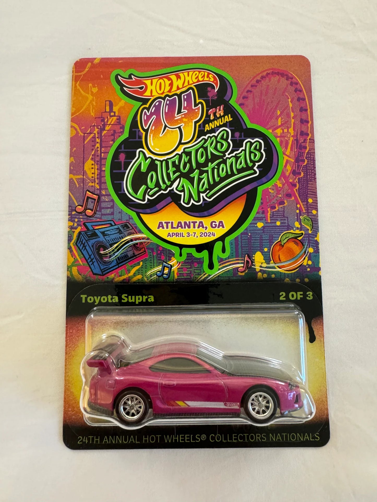 Pink Toyota Supra 24th Hot Wheels Nationals Convention 2 of 3