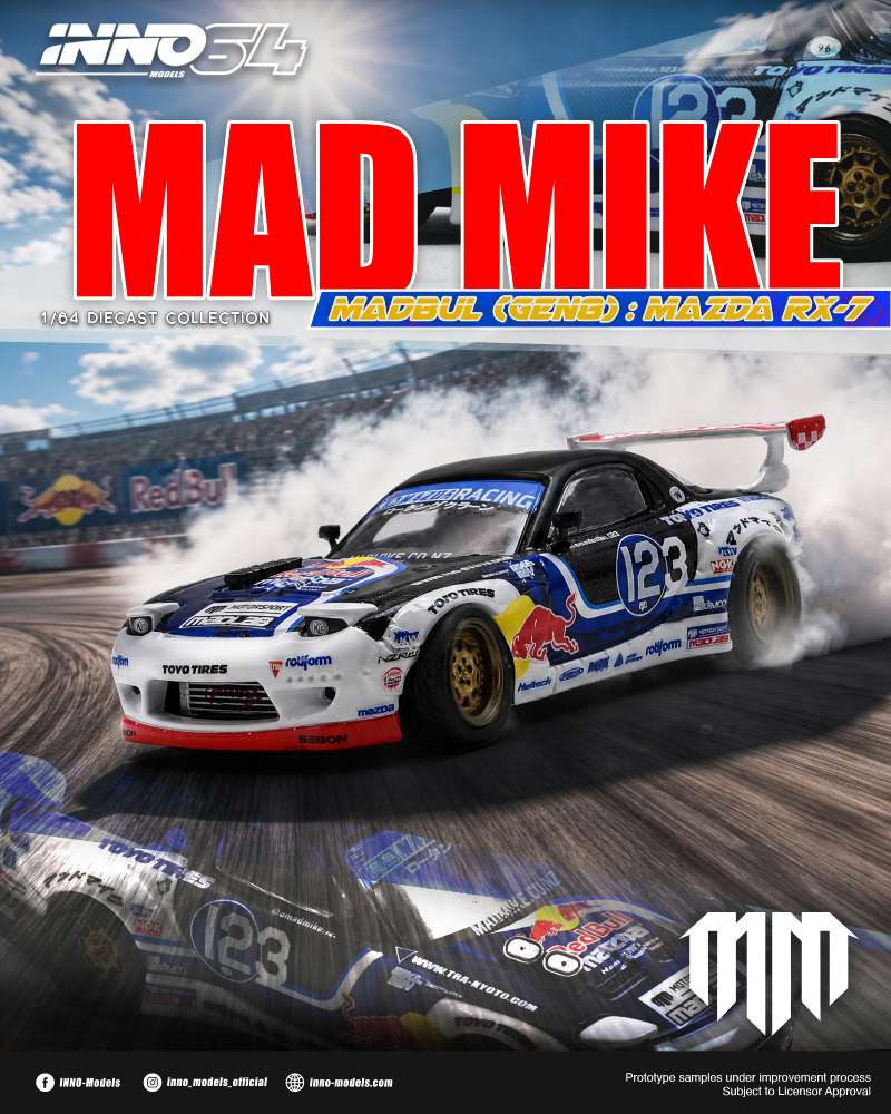 IN64-RX7MM-01 MAZDA RX-7 MAD MIKE "MADBUL Gen8"