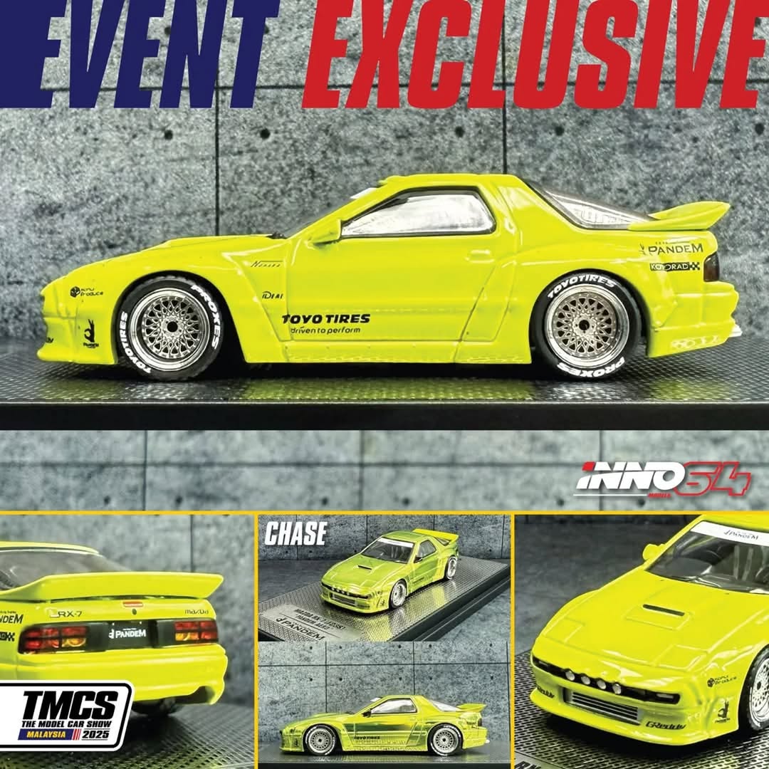Inno64 Malaysia TMCS 2025 Exclusive Mazda RX7 Pandem Aero