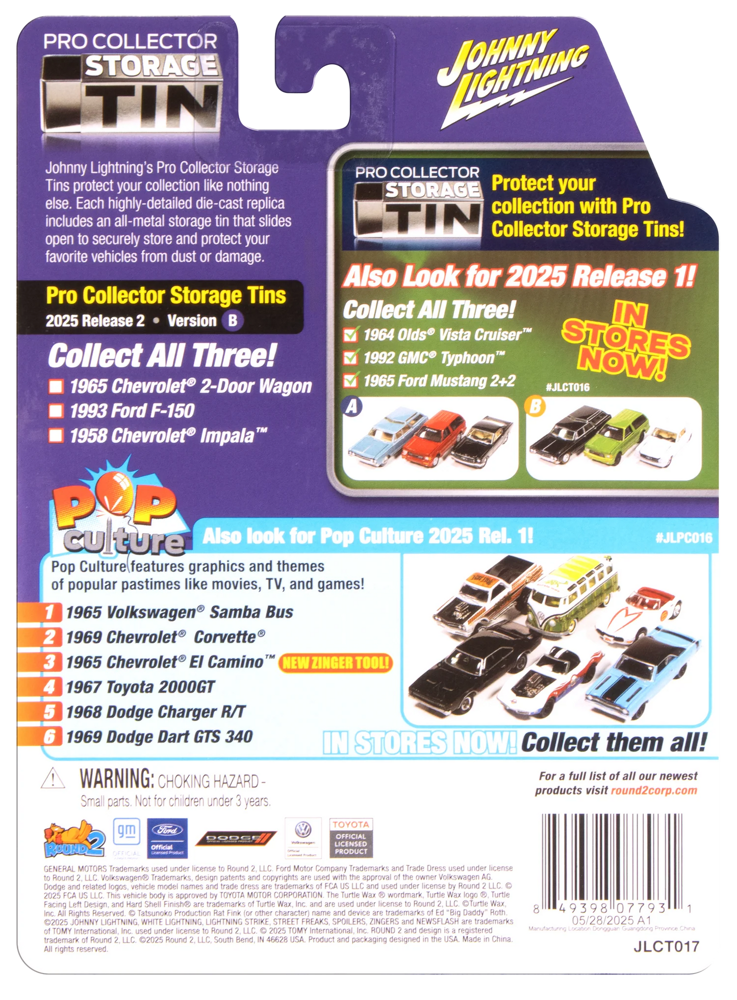 JLCT017 1958 Chevy Impala (Onyx Black w/ White Sides) with Collector Tin