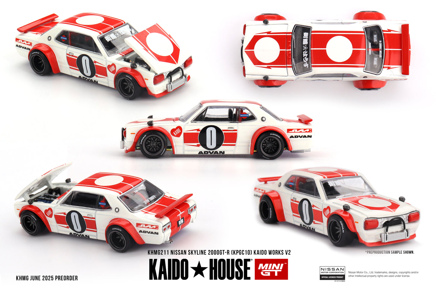KHMG211 Nissan Skyline 2000GT-R (KPGC10) Kaido Works V2