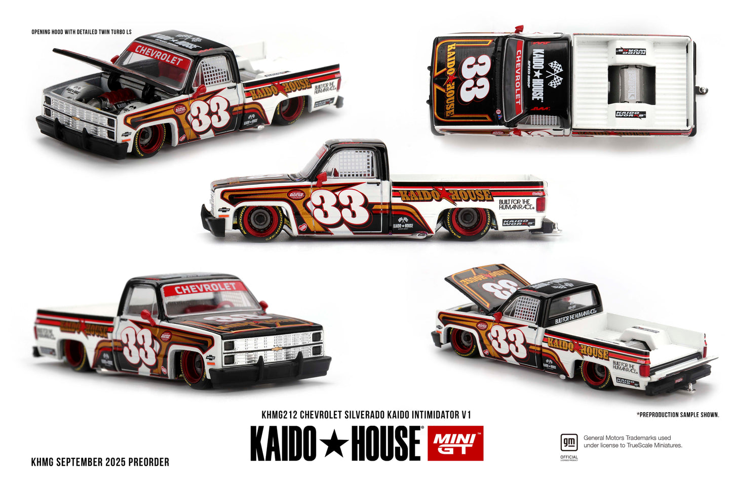 KHMG212 Chevrolet Silverado KAIDO Intimidator V1 - Kaido House 1:64