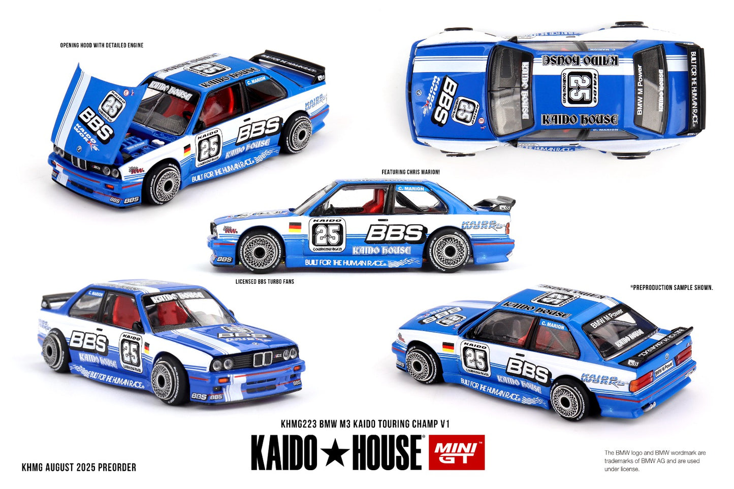 KHMG223 BMW M3 Kaido Touring Champ V1