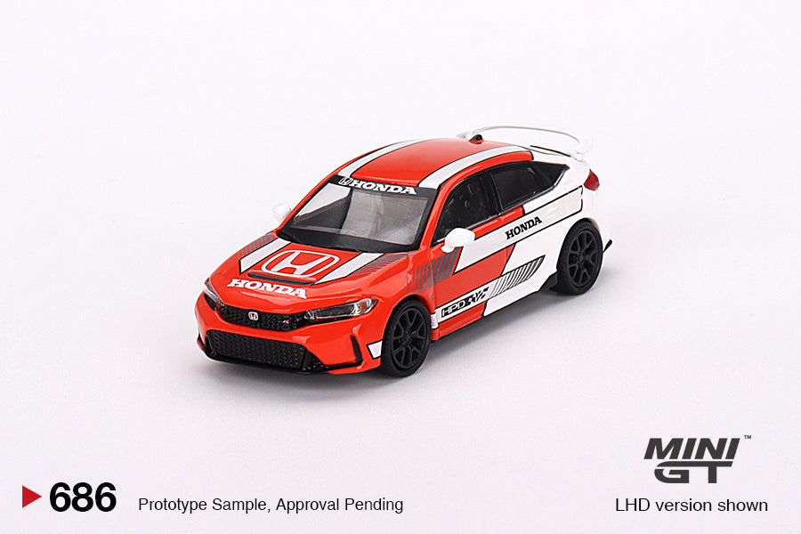 MGT00686 2023 Honda Civic Type-R Pace Car Red White