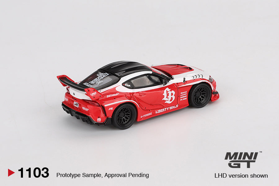 MGT01103 LB★WORKS Toyota GR Supra Red/White