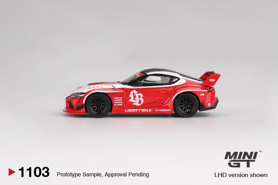 MGT01103 LB★WORKS Toyota GR Supra Red/White