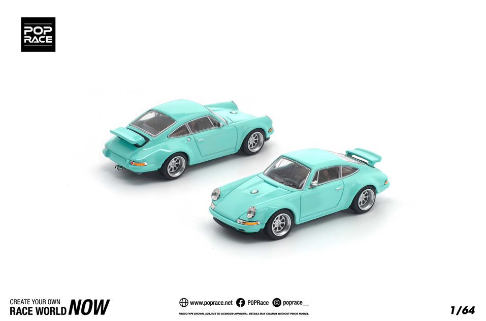 PR640205 SINGER 964 TIFFANY BLUE - Pop Race 1:64