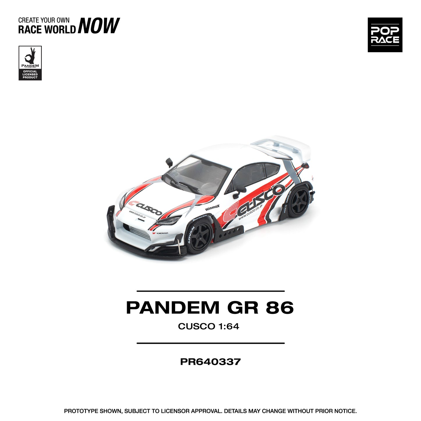 PR640337 PANDEM GR86 - CUSCO - Pop Race 1:64