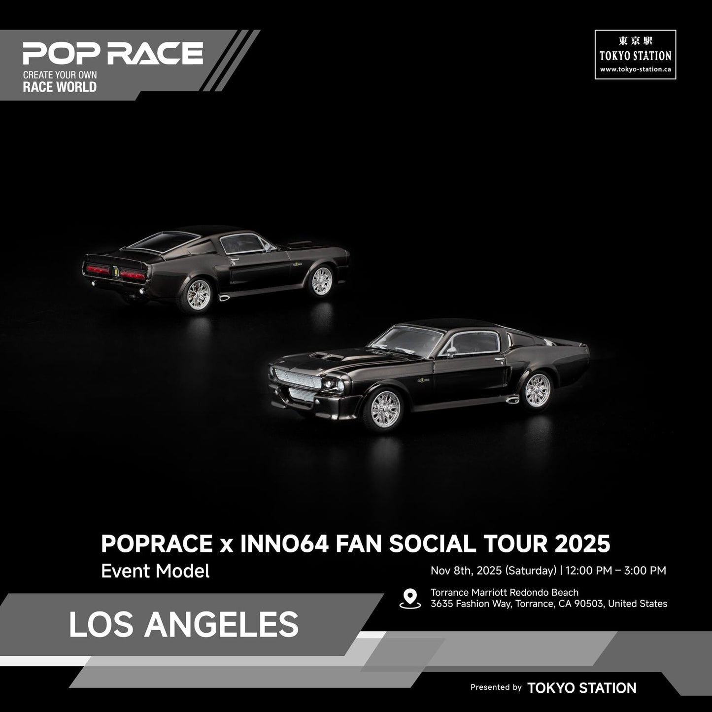 PR640423 Shelby Mustang GT500 Gun Chrome Los Angeles