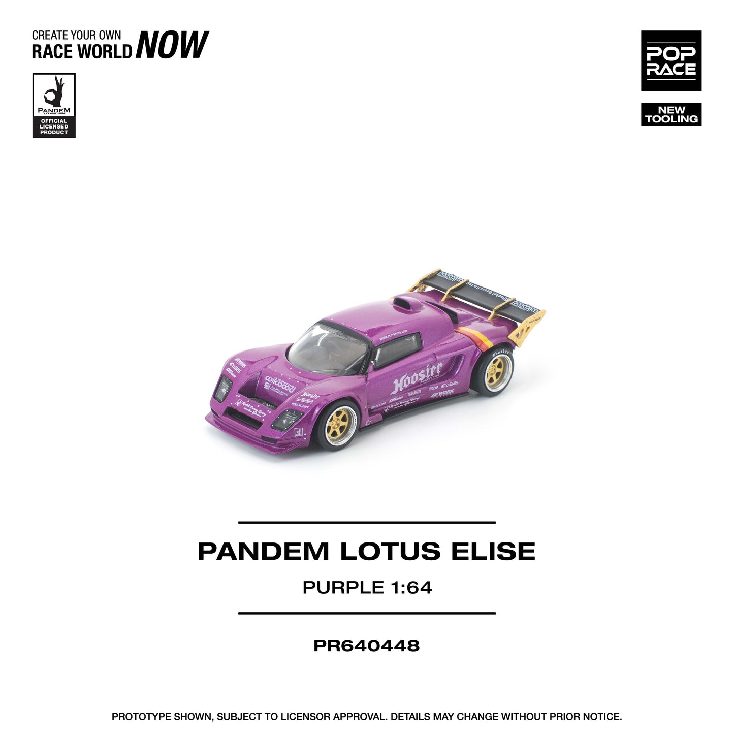 PR640448 PANDEM LOTUS ELISE PURPLE NEW TOOLING