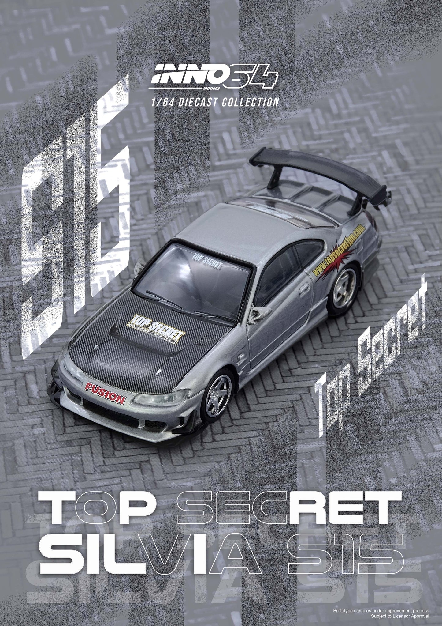 IN64-S15TS-SIL TOP SECRET SILVIA (S15) Silver