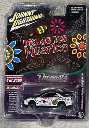 Dia de los Muertos 2000 Nissan Skyline R34 Diecastz