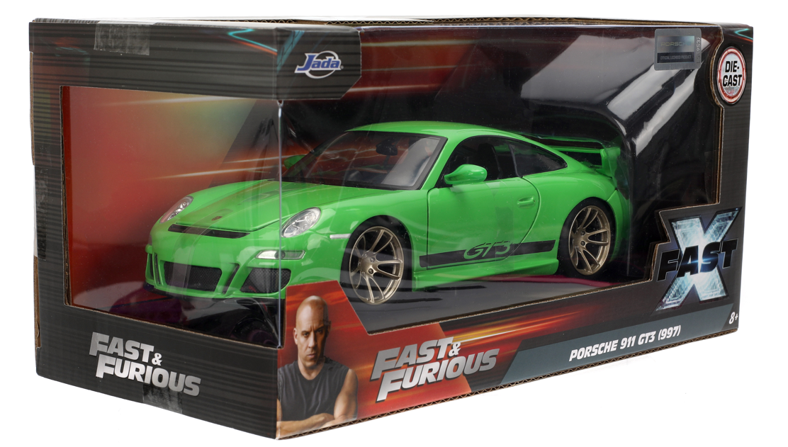 Green Porsche 911 GT3 (997) F10 - Fast & Furious