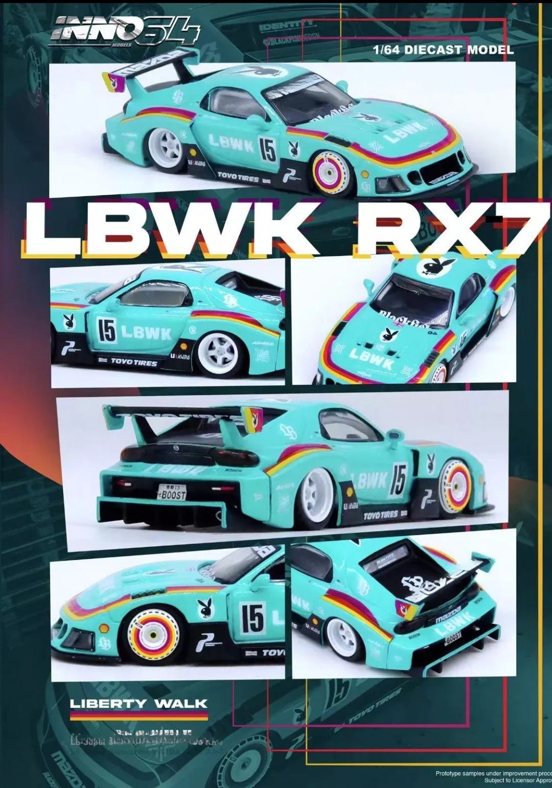 FD3S Mazda RX7 LB Super Silhouette China Exclusive