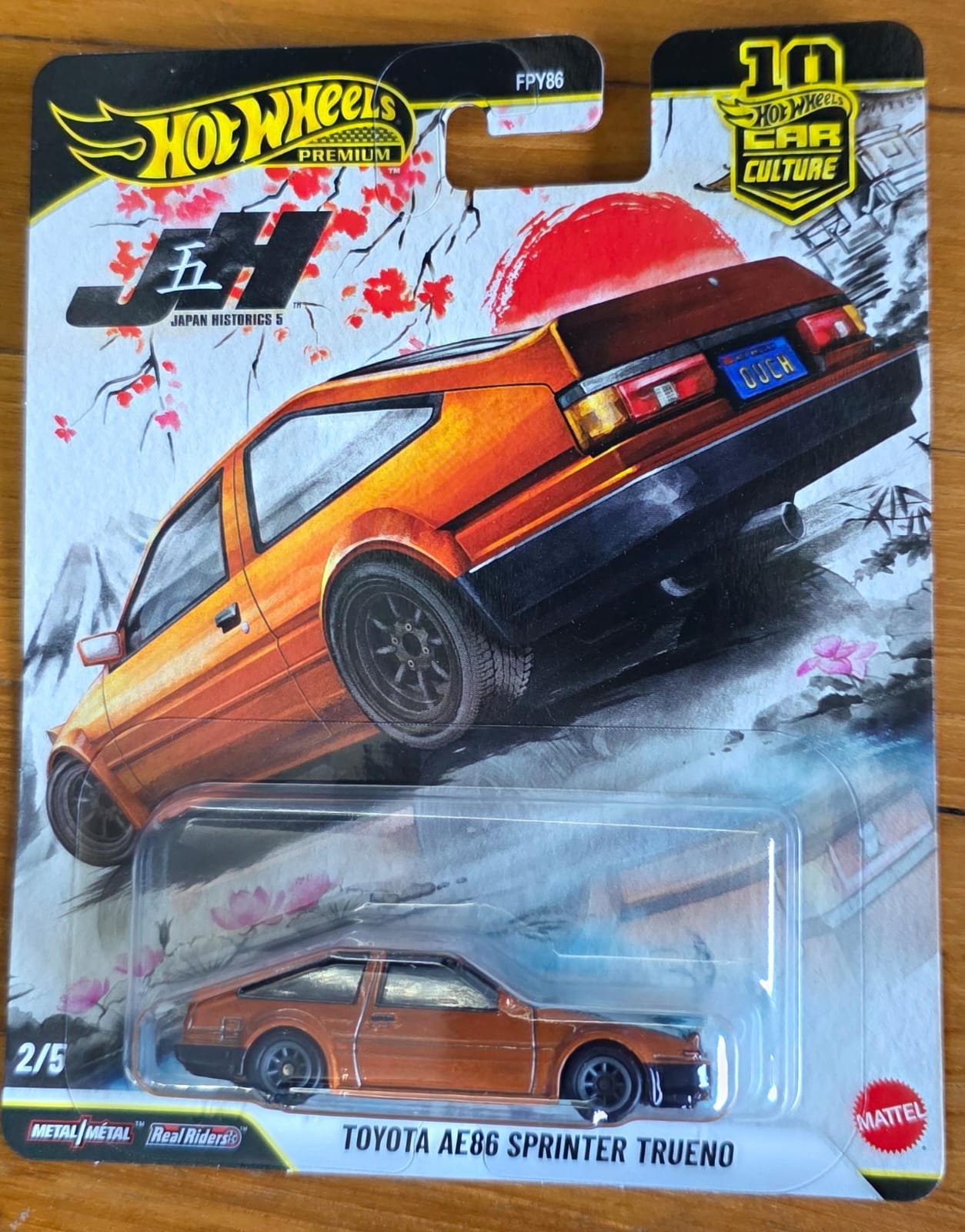 JKF10 Toyota AE86 Sprinter Trueno – Japan Historics 5 – Hot Wheels