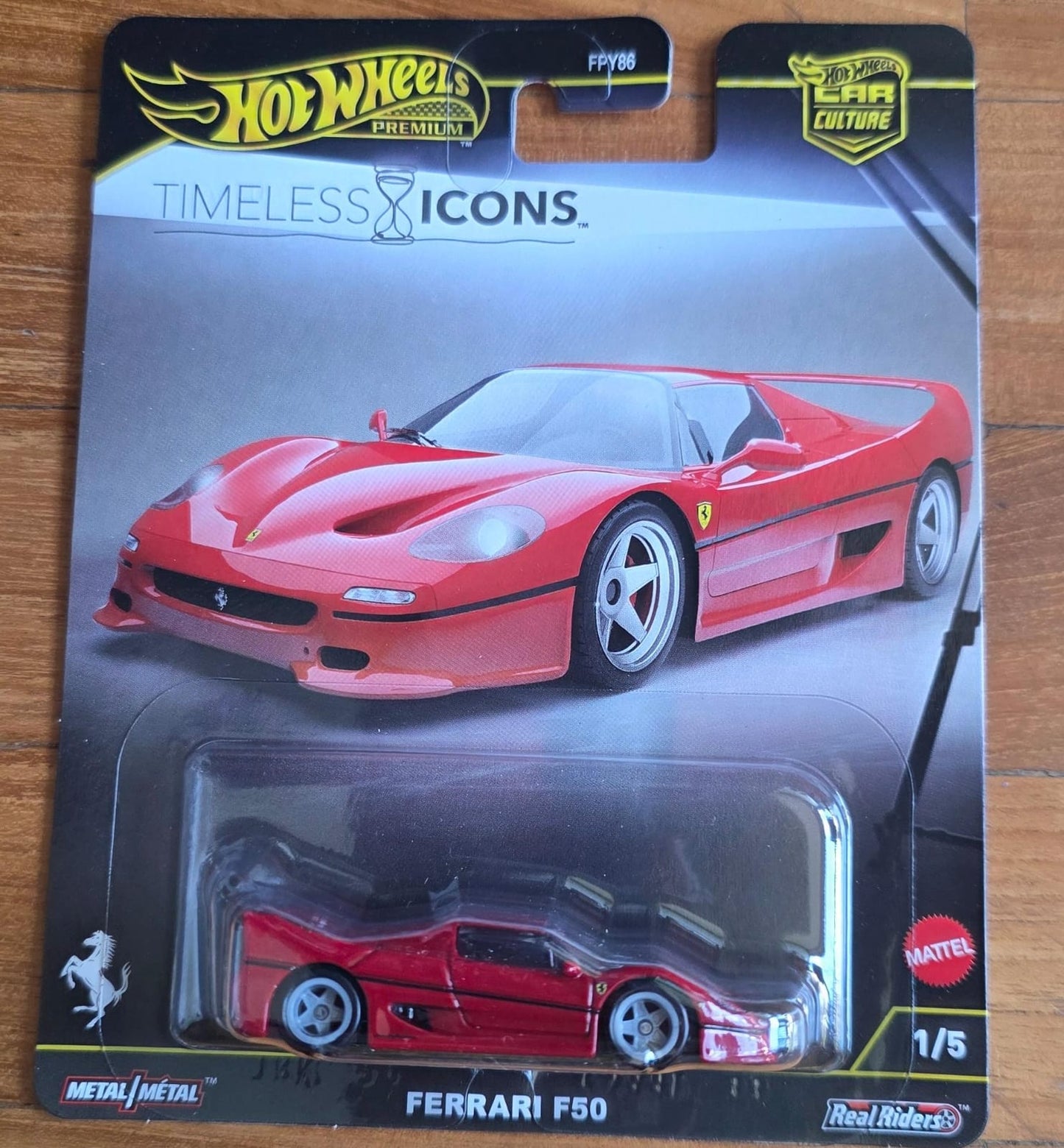 JBK56 Ferrari F50 – Timeless Icons – Hot Wheels
