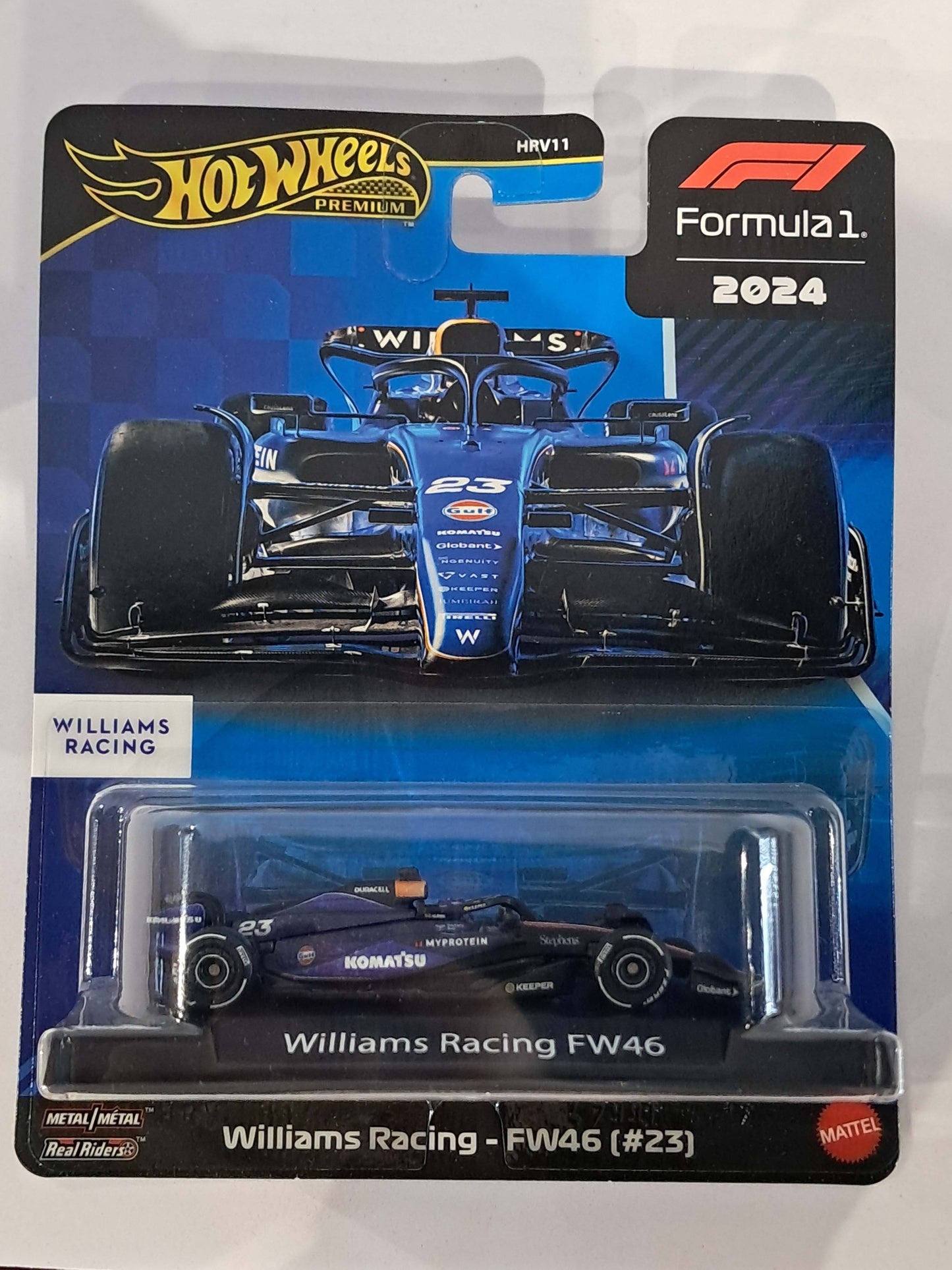 JBM15 FW46 WILLIAMS-24-ALEXANDER ALBON - HRV11-956G F1 Premium Race Dash G