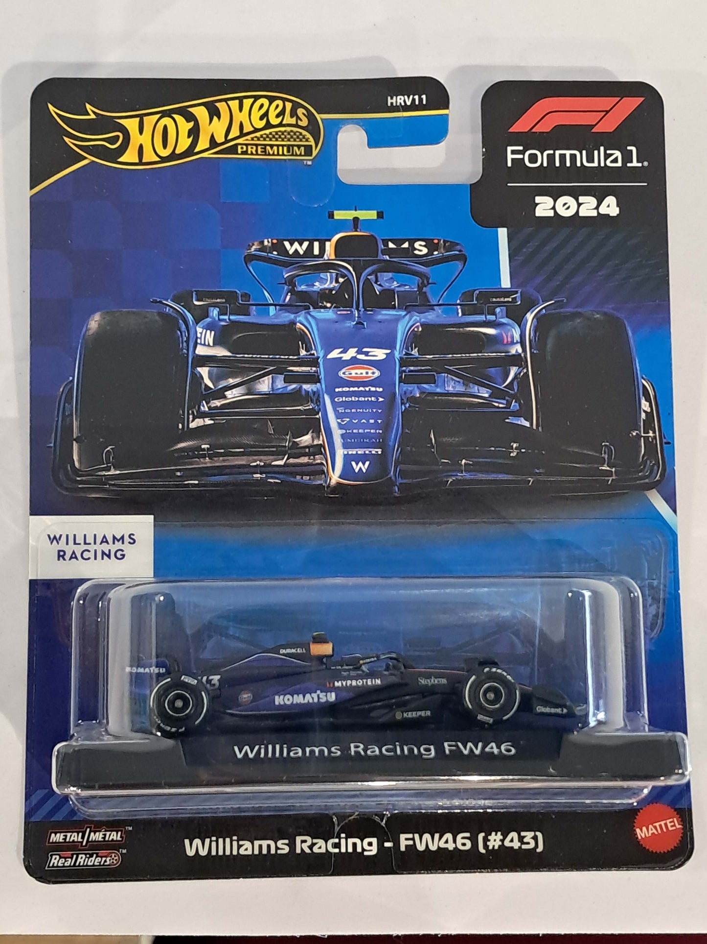 JBM20 WILLIAMS-24-LOGAN SARGEANT - HRV11-956G F1 Premium Race Dash G